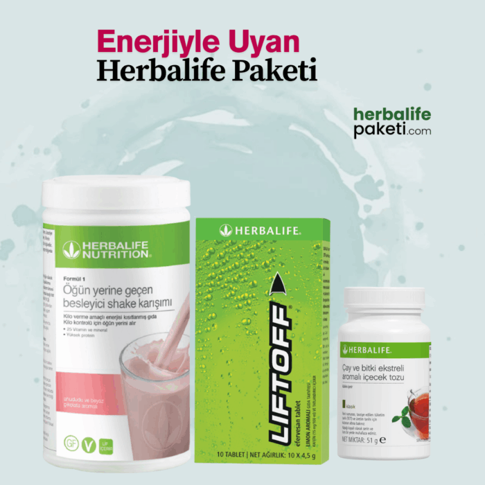 Enerjiyle Uyan Herbalife Seti