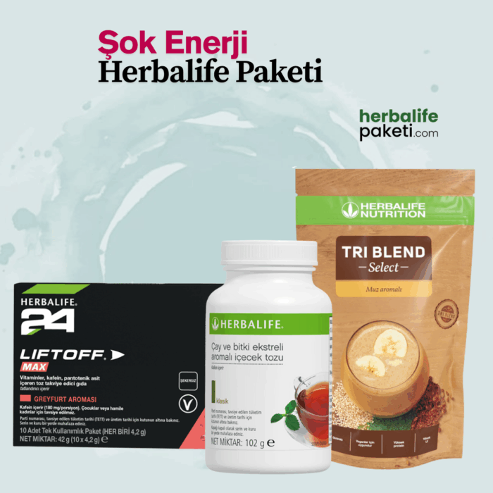 Şok Enerji Herbalife Seti